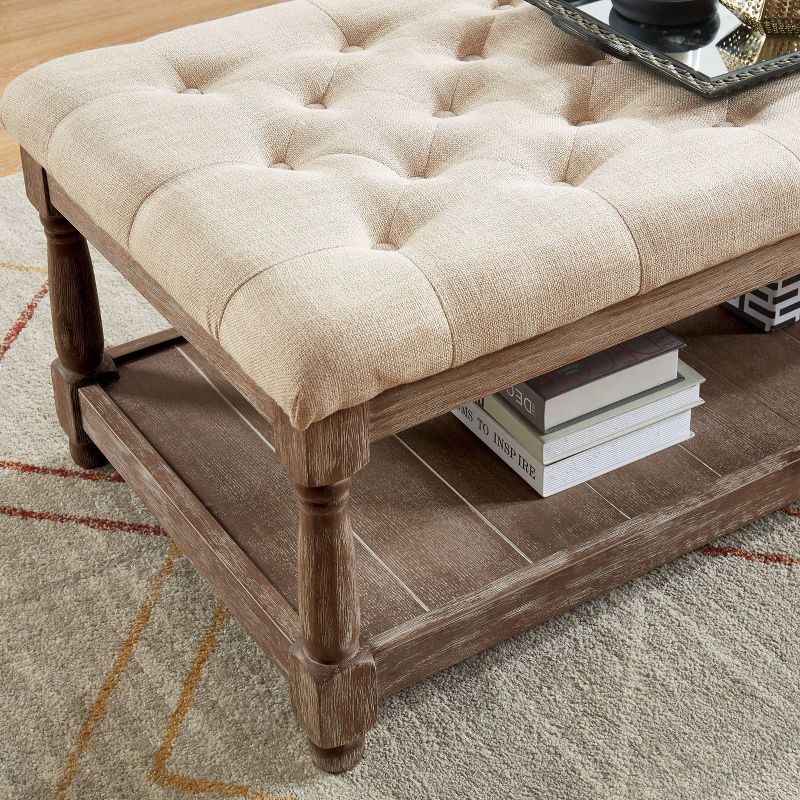 Arianna Tufted Bench - HOMES: Inside + Out, 3 of 4