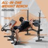 GIKPAL 6-in-1 Multi-Purpose Adjustable Weight Bench Workout Bench Set with Barbel Rack and Leg Developer for Home Gym Strength Training - 3 of 4
