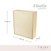 Twine Paulownia Bottle Wood Decorative Wine Box - 3 of 4