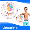 Jasonwell Extra Large Clear Beach Ball for Pool Birthday Party, Inflatable Fun for Kids & Adults, Outdoor Games & Decorations, Transparent - 2 of 4