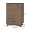 Child Craft SOHO 4 Drawer Chest for Nursery or Bedroom, Plenty of Storage, Anti-Tip Kit Included to Prevent Tipping, Non-Toxic, Baby Safe Finish - 3 of 4