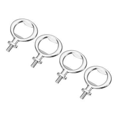 Unique Bargains Zinc Alloy Screw Flat Beer Soda Bottle Opener for Home Party 4 Pcs
