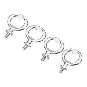 Unique Bargains Zinc Alloy Screw Flat Beer Soda Bottle Opener for Home Party 4 Pcs - 1 of 4
