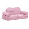 Yinvani Modular Kids Play Sofa,10-Pieces Convertible Modular Play Sofa, Muti-purpose Play Couch for Kids - 3 of 4