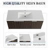 SEVOBAL Bathroom Storage Cabinets, Bathroom Vanity, Wall-Mounted Vanity with Sink, Three-Door Design, Multicolored, 47.2"*18.1"*20.5" - 4 of 4