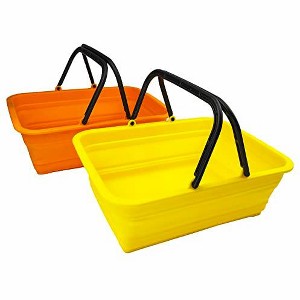 SAMMART 8L (2.1 Gallon) Collapsible Basket with Handle - 1 of 4