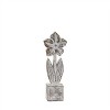 White Washed Potted Floral Sculpture (Set of 3) - 4 of 4