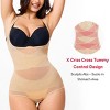 NEBILITY Shapewear for Women Tummy Control Bodysuit Faja Body Shaper Waist Trainer Snatched Corset Body Suit - 3 of 4