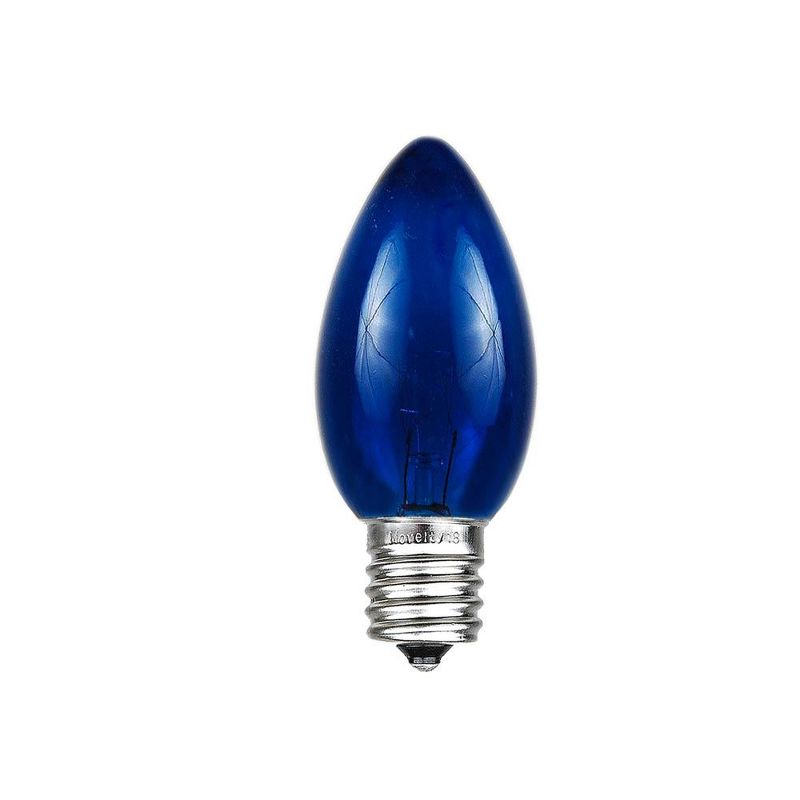 Novelty Lights C7 Incandescent Traditional Vintage Christmas Replacement Bulbs 25 Pack, 5 of 7