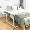 Costway Height Adjustable Computer Desk Sit to Stand Rolling Notebook Table Portable - 2 of 4