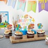 Sparkle and Bash 59 Piece Art Birthday Party Decorations Kit with Balloons, Banner, Swirl Cutouts, Honeycomb Table Centerpieces - 2 of 4