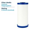 SpiroPure SP-AP810-BB 10 x 4.5" Grooved Melt-Blown Polypropylene Sediment Water Filter Cartridge for Clean Drinking Water, 5 Micron (8 Pack) - 4 of 4