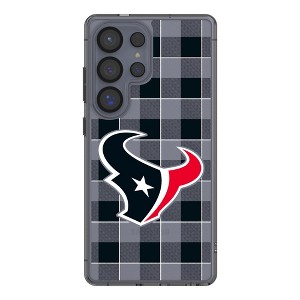 NFL AFC Teams Plaid Clear Cell Phone Case for Samsung Galaxy - 1 of 4