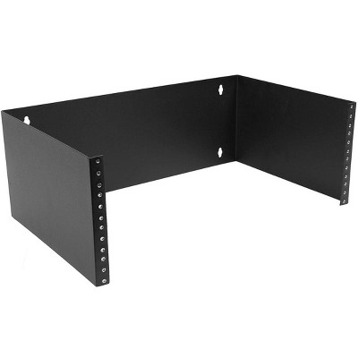 Monoprice Wall Mount Bracket, 7in x 19in x 12in, 4U, Max 40 lbs.