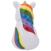 100 North Ceramic 10 inch Everyday Cookie & Candy Jar w/ Airtight Lid: Kitchen Canisters, Pet Treat Containers & Magical Storage, Rainbow Unicorn - 4 of 4
