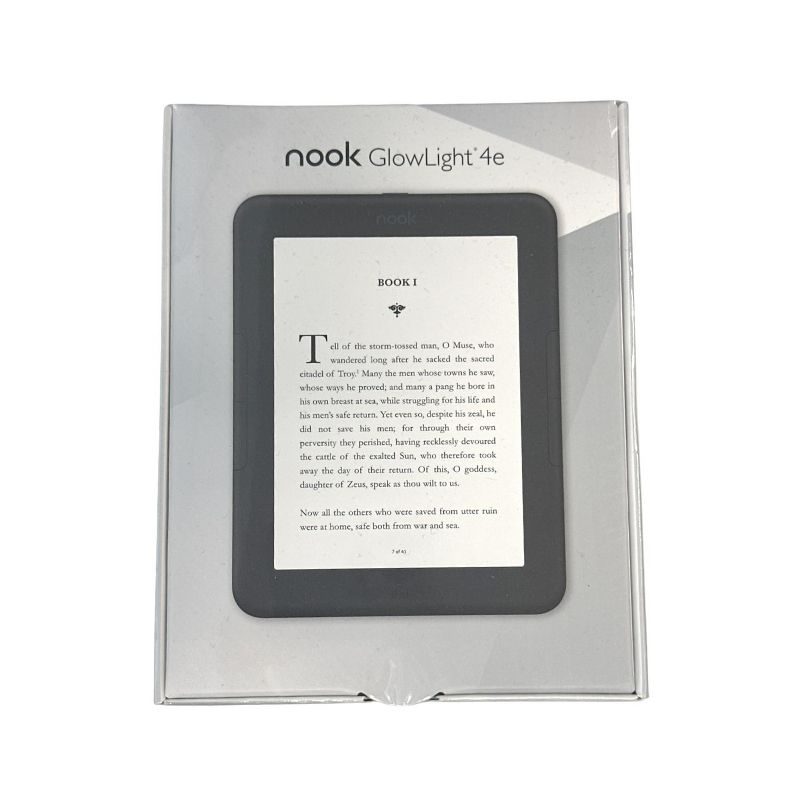 Barnes & Noble NOOK Glowlight 4e eReader | 6" Touchscreen | 8GB | Black | BNRV1000, 1 of 9