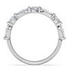 Pompeii3 1Ct Marquise & Round Diamond Wedding Ring in White, Yellow, or Rose Gold - 3 of 4
