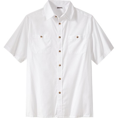 KingSize Short-Sleeve Pocket Sport Shirt