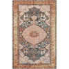 Unique Loom Outdoor Traditional Area Rug (Navy Blue and Light Pink) - 3 of 4