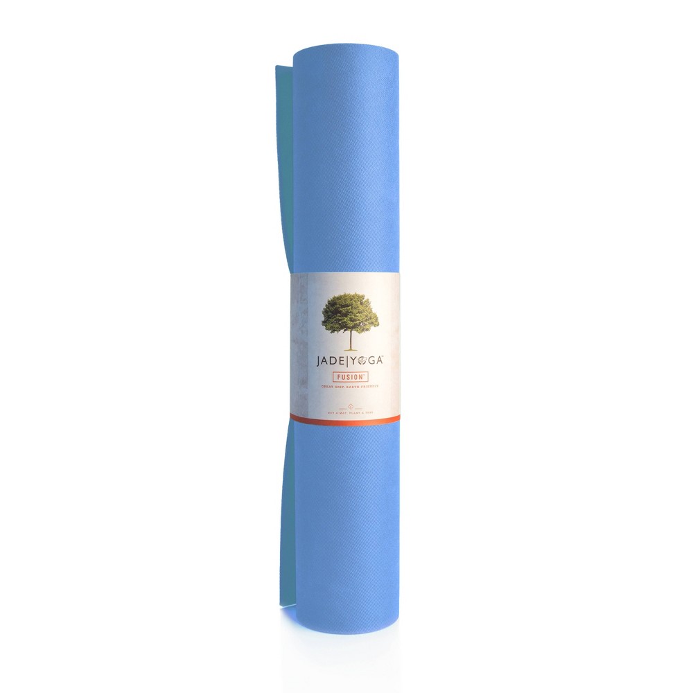 Photos - Yoga Jade Fusion  Mat - Slate Blue (7.95mm)