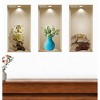 HomeRoots Set of Three Aba Faux Niche 3D Peel and Stick Wall Decals - 2 of 4