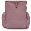 Bearpaw Women's Backpack - Puffy Quilted Top Open Backpack for Women, Cute Laptop Bag for Work & Travel | Fits Most 15" Laptops - 3 of 4