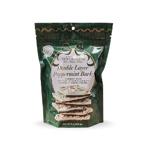 Beverly Hills Chocolatier - White & Milk Chocolate Peppermint Bark - Green Package - 1 of 1