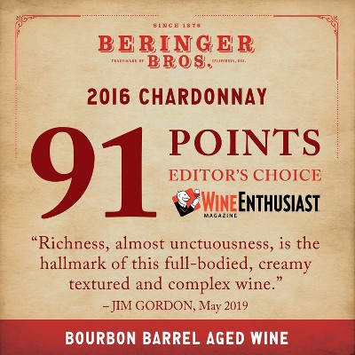 Beringer Bros. Bourbon Barrel Chardonnay White Wine - 750ml Bottle
