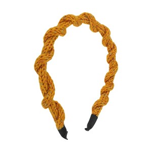 Unique Bargains Women's Colorful Cable Knit Headband 1 Pc - 1 of 4
