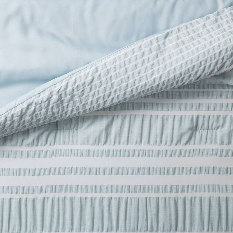 5pc Seersucker Stripe Comforter Set - Threshold™, 5 of 12