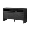 Okak Sideboard Cabinet, Bufft Cabinet with 3 Doors and 3 Drawers, Storage Cabinet for Living Room, Dining Room, Kitchen, Black - 4 of 4