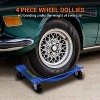 Acekool Car Wheel Dolly Jack Set of 4,10000 lb Capacity,Hydraulic Jack,4-Inch Casters,Fits Up to 12" Tires,Vehicle Mover for Cars,SUVs,Trailers - 2 of 4