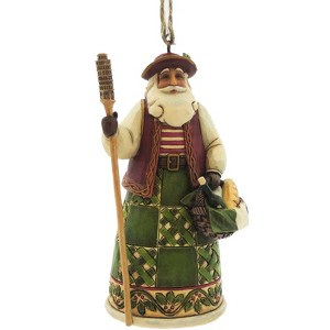 Jim Shore 4.5 Inch Italian Santa Ornament Bread Tower Piza Tree Ornaments - 1 of 2