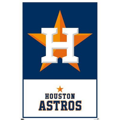 Trends International Mlb Houston Astros - Logo 22 Magnetic Framed Wall ...