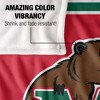 Minot State University Primary Logo Stripes Silky 50x60 Blanket, 1 Sided - 4 of 4