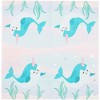 Blue Panda 50-Pack Narwhal Disposable Paper Napkins for Birthdays Party Supplies (5 x 5 Inches) - 4 of 4