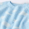 Baby Boys' 2pc Moon and Stars Chenille Sweatshirt and Jogger Pants Set - Cloud Island™ Blue - 3 of 4