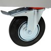 NAYSAYE Platform Truck Industrial Flat Dolly Cart with Wheels Heavy Duty Cart 2000lb Capacity, Gray, 49.6"*24"*38.5" - 4 of 4