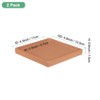 Unique Bargains Ceramic Durable Indoor Decorative Plant Saucer 2 Pcs - 2 of 4