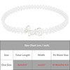 INSPIRE CHIC Women's Faux Pearl Rhinestones Apparel Belt 65cm x 2cm 1 Pc - 4 of 4