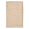 Bone Dry Microfiber Trellis Printed Large Single Pet Towel, Taupe - 4 of 4