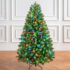 Joyfy 6FT Pre-Lit Artificial Christmas Tree, Remote Control 320 LED Warm White Lights, 10 Lighting Modes, 859 PVC Branch for Holiday Home Decor - 4 of 4
