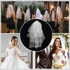 Unique Bargains Hair Clip Wedding Veil White 1 Pc - 4 of 4