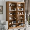 PexFix 41"x31"x16" Wood Accent Cabinet with Adjustable Shelf Storage Cabinet without Door,Natural - 3 of 4