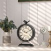 Aoibox Vintage Table Clock with Bird, European Antique Style Mantel Clock, Desk and Shelf Decor for Farmhouse, Bedside, Living Room, Bedroom, Gift - 3 of 4