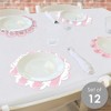 Big Dot of Happiness Little Princess Crown Princess Baby Shower or Birthday Party Round Table Decorations - Paper Chargers - Place Setting For 12 - 2 of 4