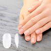 Unique Bargains Women's Short Round Fake Nails Clear 1 Set - 2 of 4