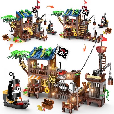 HogoKids Ship House Building Set, 781PCS STEM Bricks Kit for Kids Girls Boys Ages 6+
