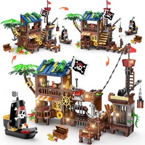 HogoKids Ship House Building Set, 781PCS STEM Bricks Kit for Kids Girls Boys Ages 6+ - 1 of 4