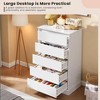 5 Drawer Dressers,Chest of Drawers with Deep Drawers,Large Double Dresser for Closet with Wide Top,Tall Wooden Dresser for Living Room, Bedroom - 4 of 4